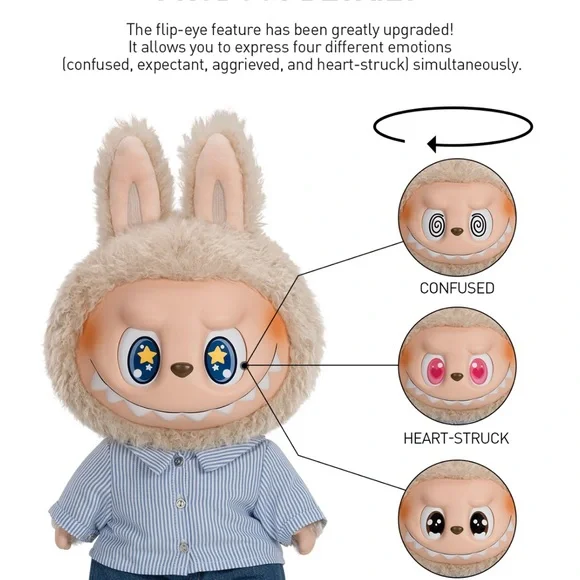 Popmart The Monsters Flip With Me Labubu Large Brand New in UnOpened Box - Picture 9 of 12